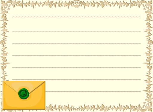 Animal Crossing - City Folk - Paper 016