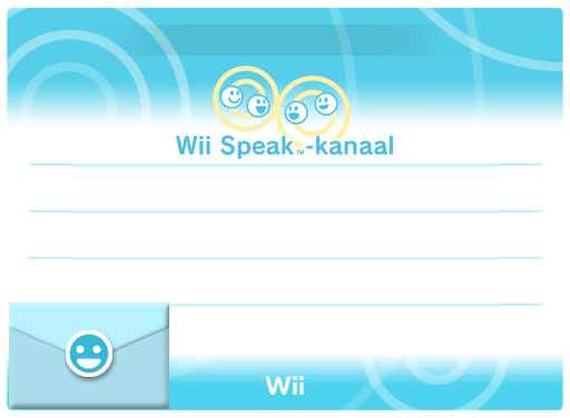 Wii Speak Channel - Dutch